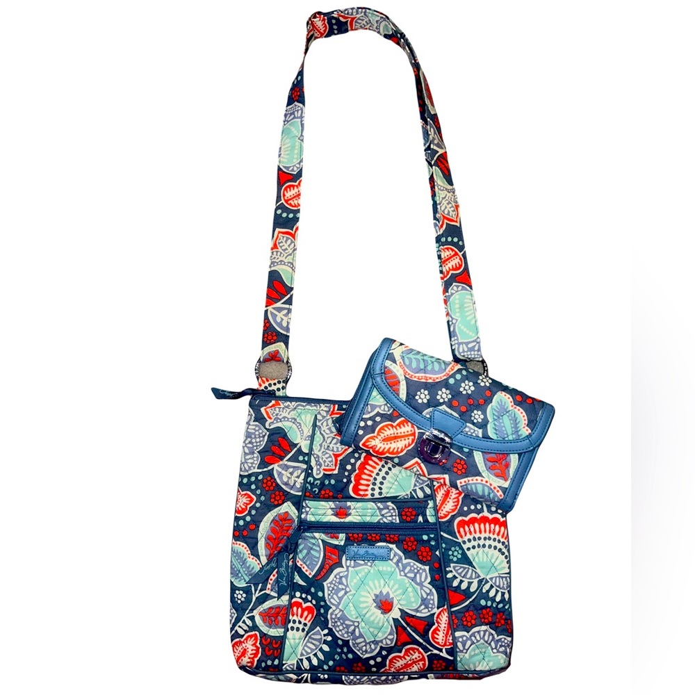 Vera Bradley Crossbody Purse and Wristlet Wallet